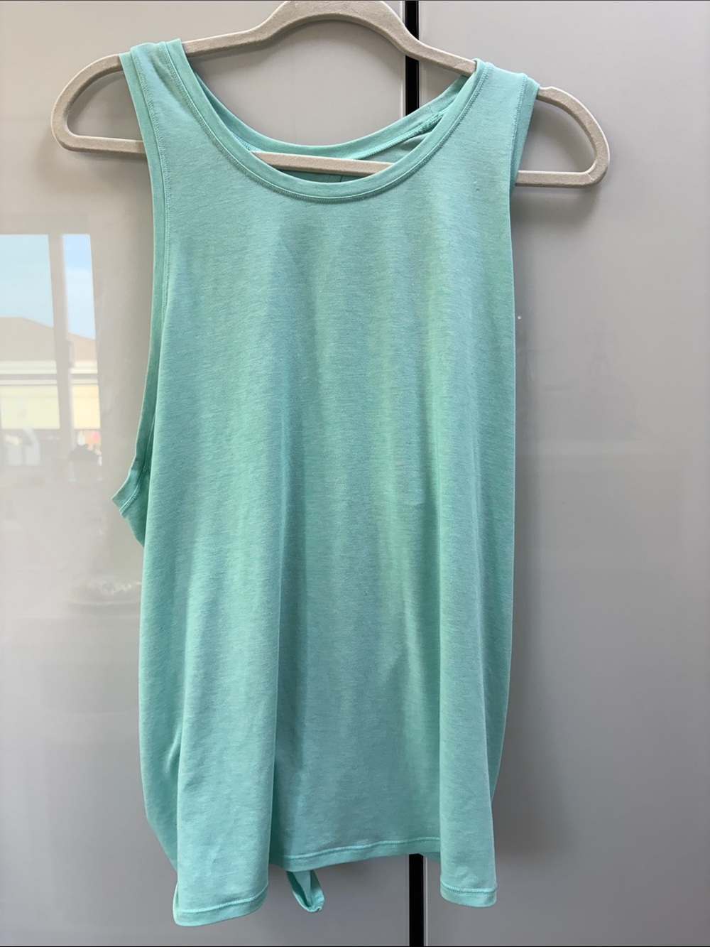 GAP FIT Mint Green Sleeveless Tank Size L Workout GYM Yoga Pilates
